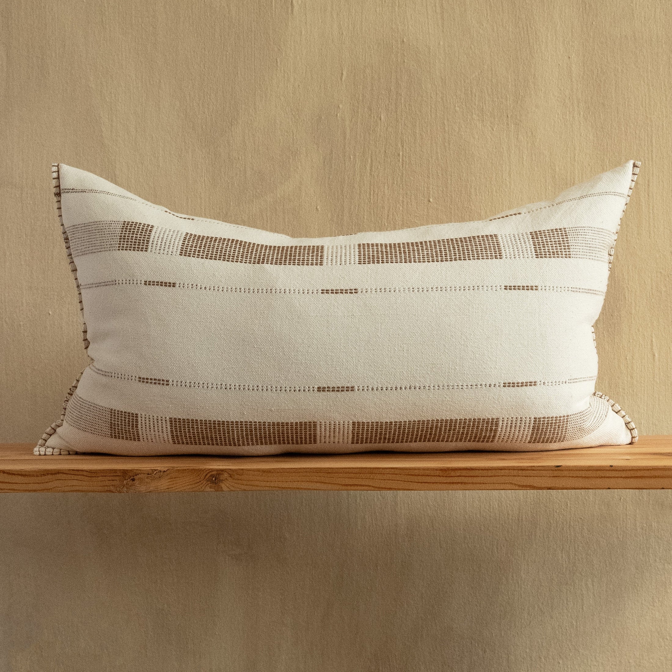 Fulcrum Patina Oversized Cotton Lumbar Pillow