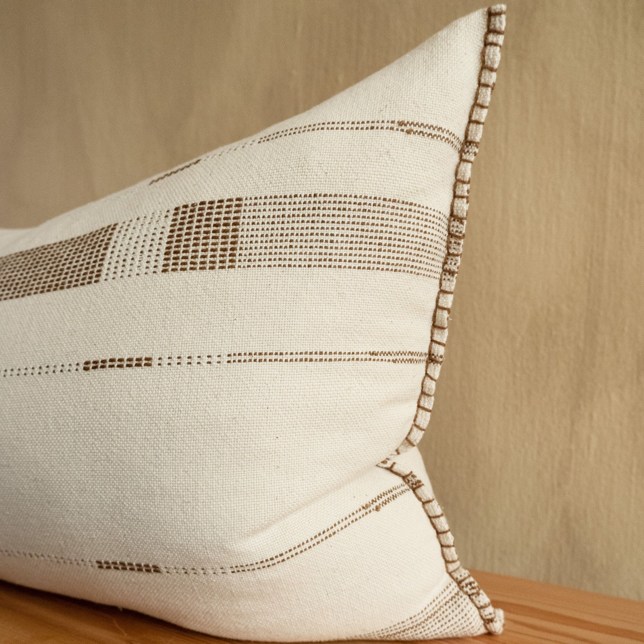 Fulcrum Patina Oversized Cotton Lumbar Pillow