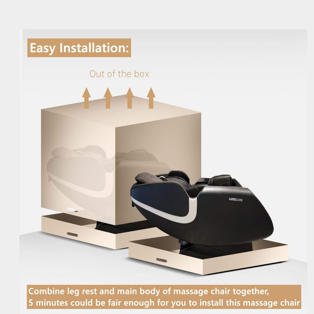 Full-Body Zero-Gravity Luxurious-Spa-Grade Leather Massage Chair | SAKSBY WHOLESALE