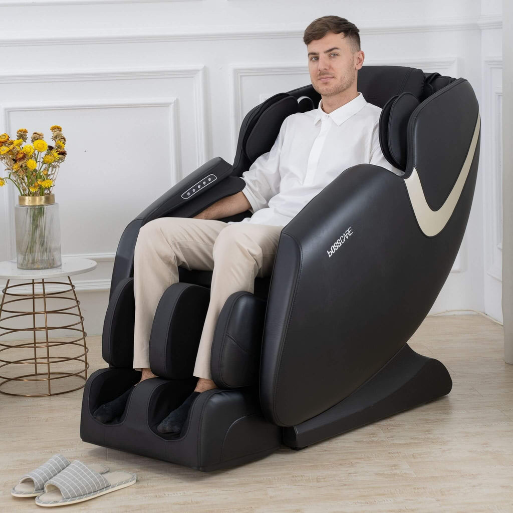 Full-Body Zero-Gravity Luxurious-Spa-Grade Leather Massage Chair | SAKSBY WHOLESALE