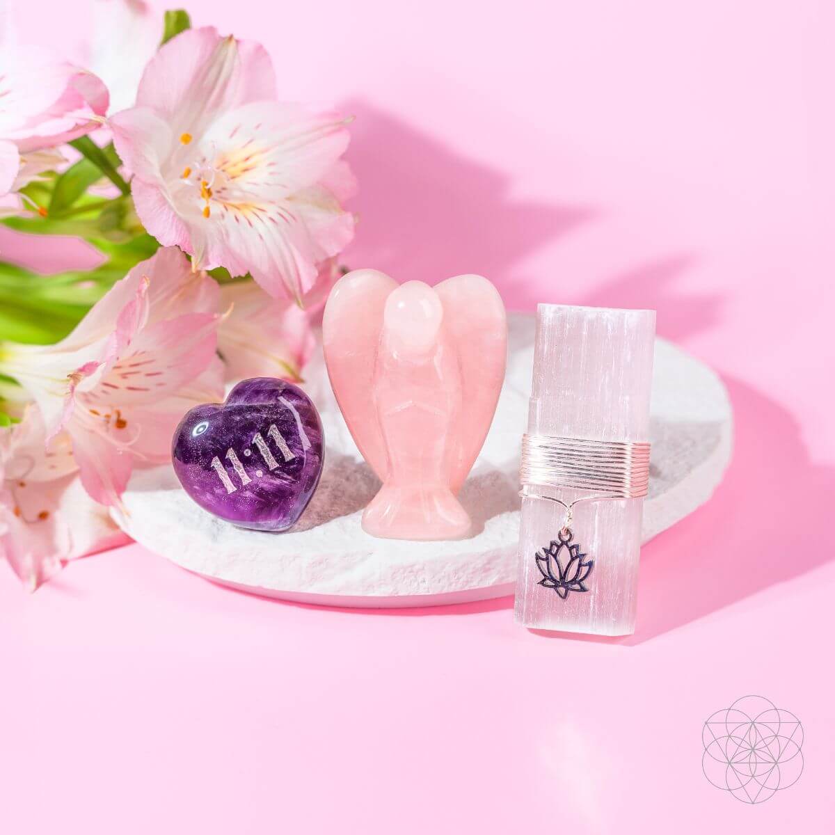Gleaming Crystal Car Charm Trio Luck | Conscious Items