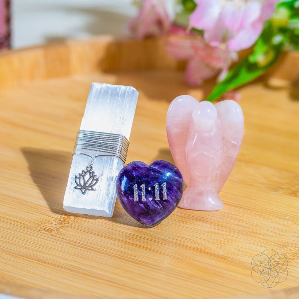 Gleaming Crystal Car Charm Trio Luck | Conscious Items