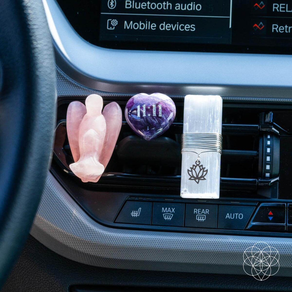 Gleaming Crystal Car Charm Trio Luck | Conscious Items