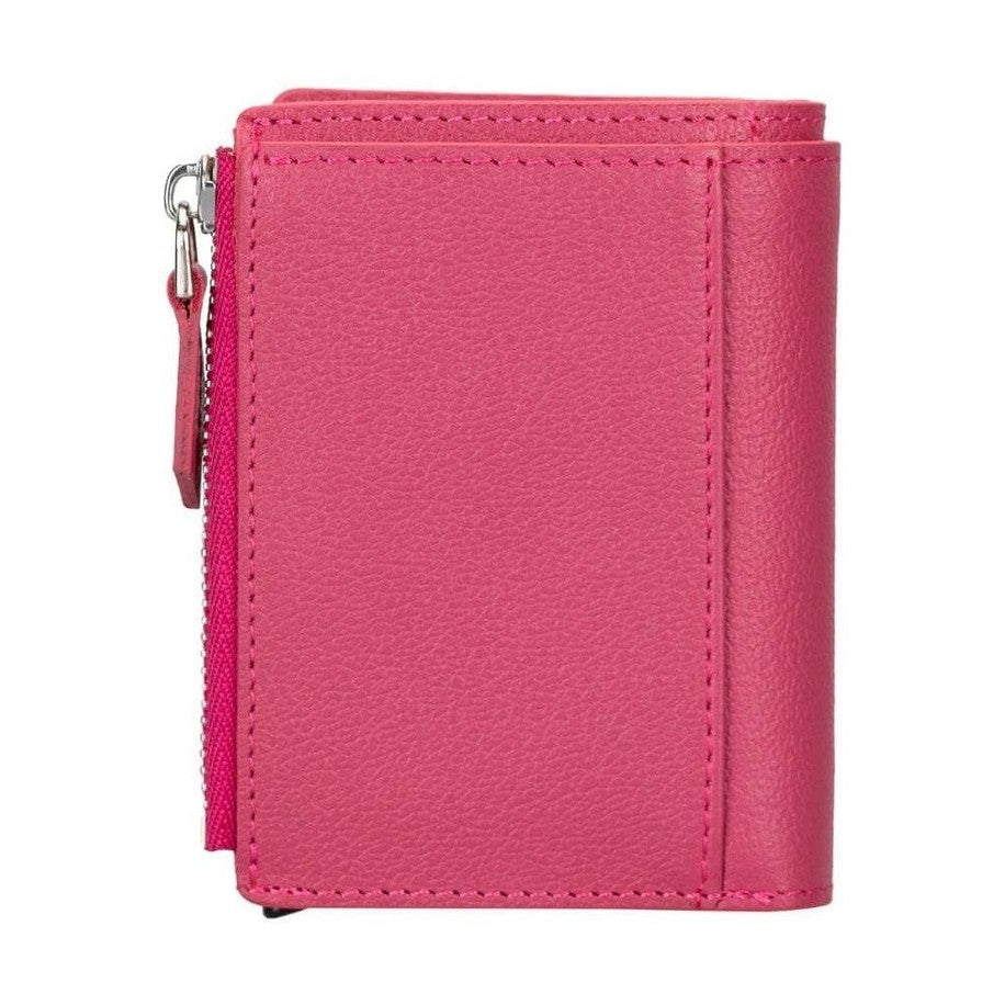 Glenrock Genuine Cowhide Leather Pop Up Card Holder Wallet