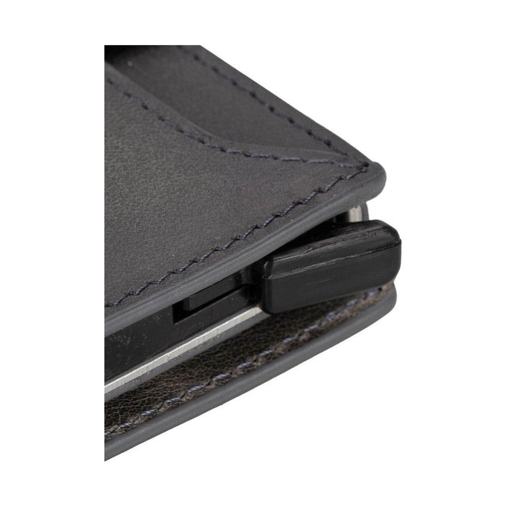 Glenrock Genuine Cowhide Leather Pop Up Card Holder Wallet