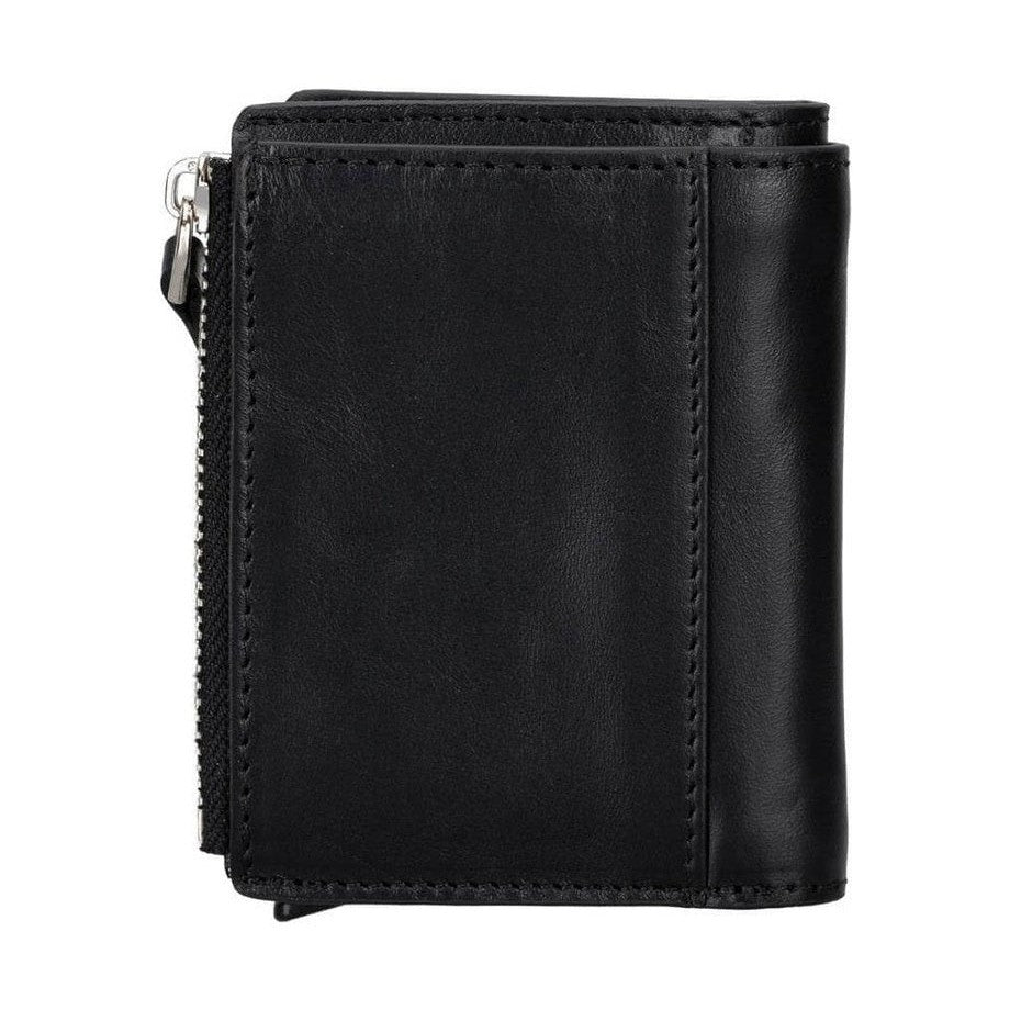 Glenrock Genuine Cowhide Leather Pop Up Card Holder Wallet
