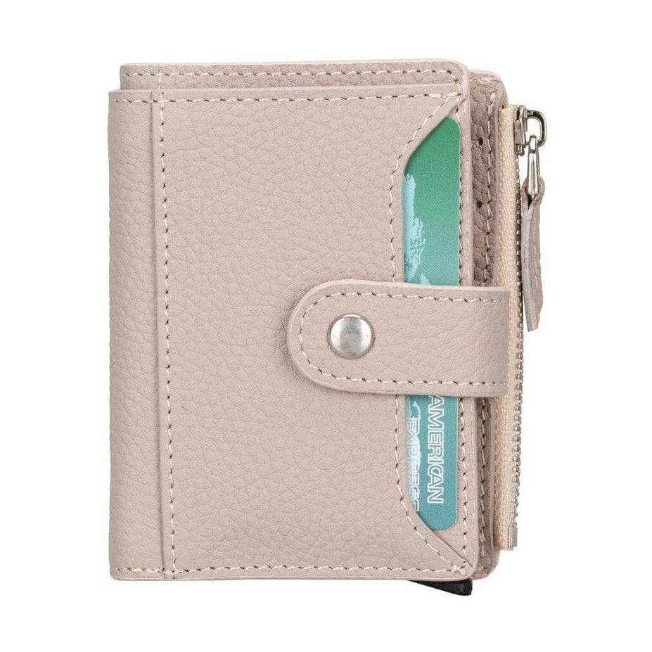 Glenrock Genuine Cowhide Leather Pop Up Card Holder Wallet