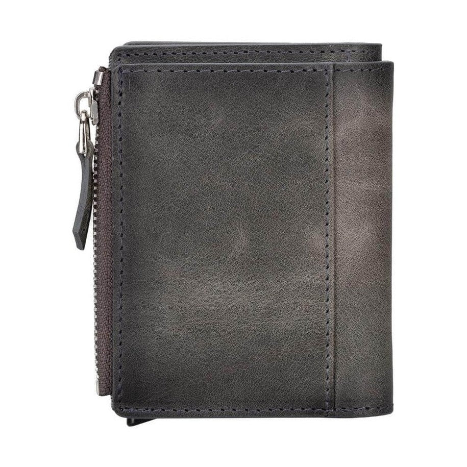 Glenrock Genuine Cowhide Leather Pop Up Card Holder Wallet