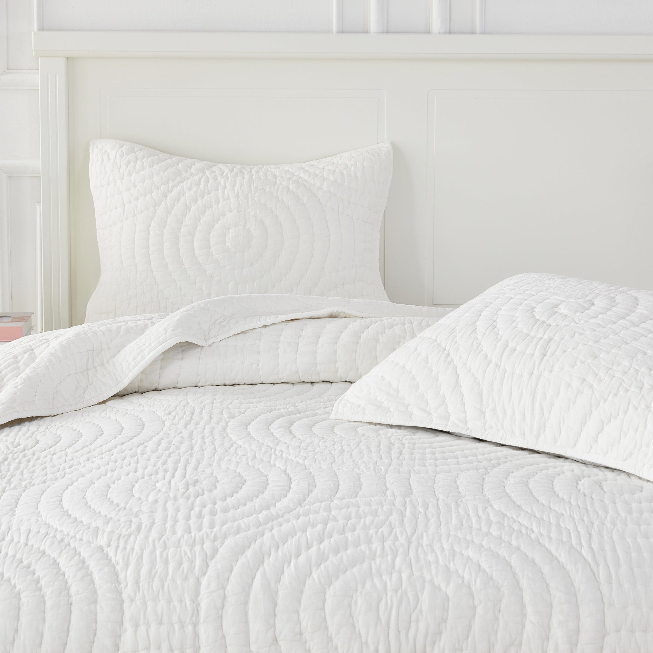 Halo Cotton Voile Hand Stitched Quilt Set by Mélange Home