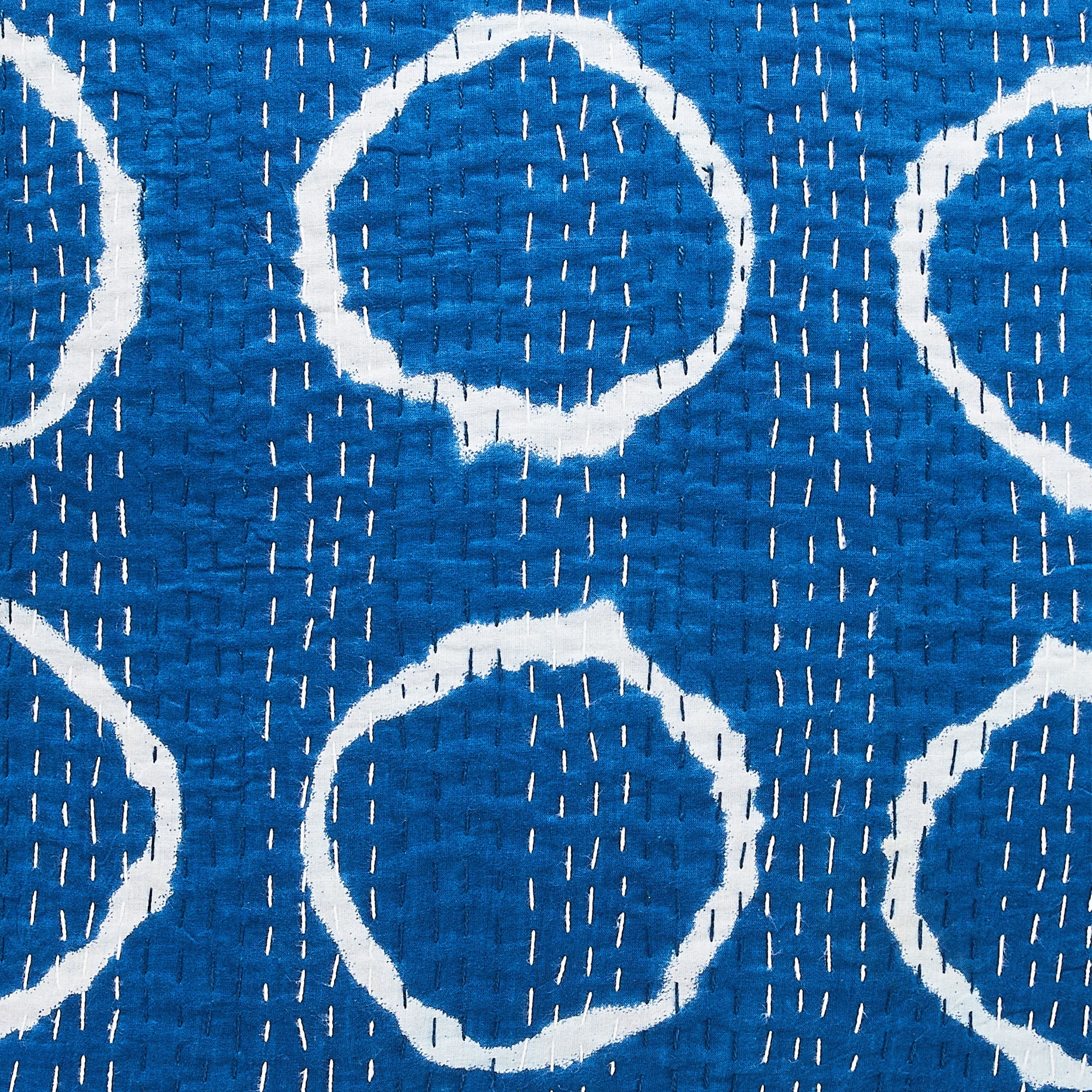 Hand Stitched Block Print Kantha Coverlets by Mélange Home