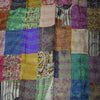 Hand Stitched Kantha Silk Throw Vintage | DC-OMSutra