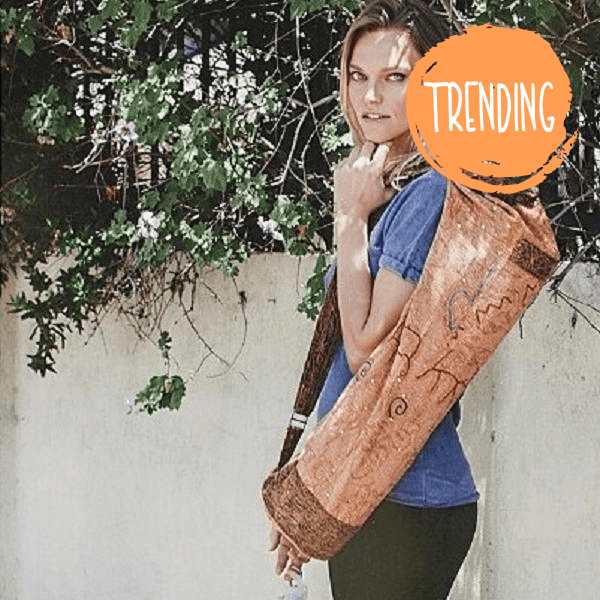Handcrafted Cotton Yoga Bag Spacious Interior | DC-OMSutra
