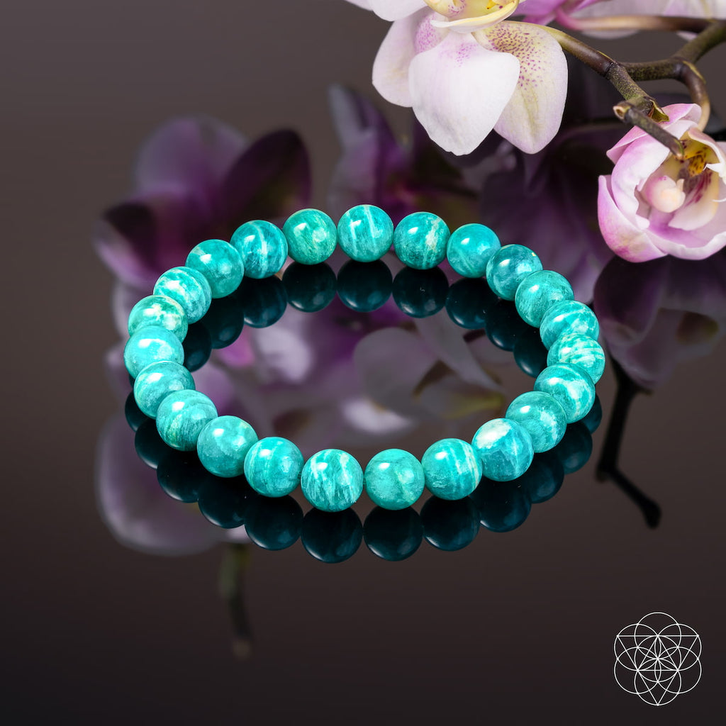 Handcrafted Premium Amazonite Beaded Bracelet | Conscious Items