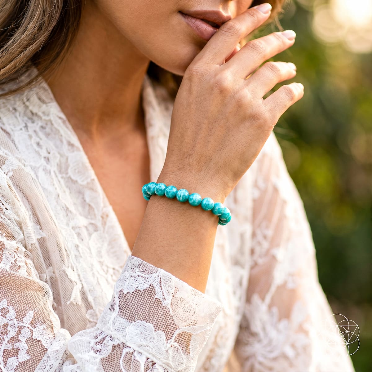 Handcrafted Premium Amazonite Beaded Bracelet | Conscious Items