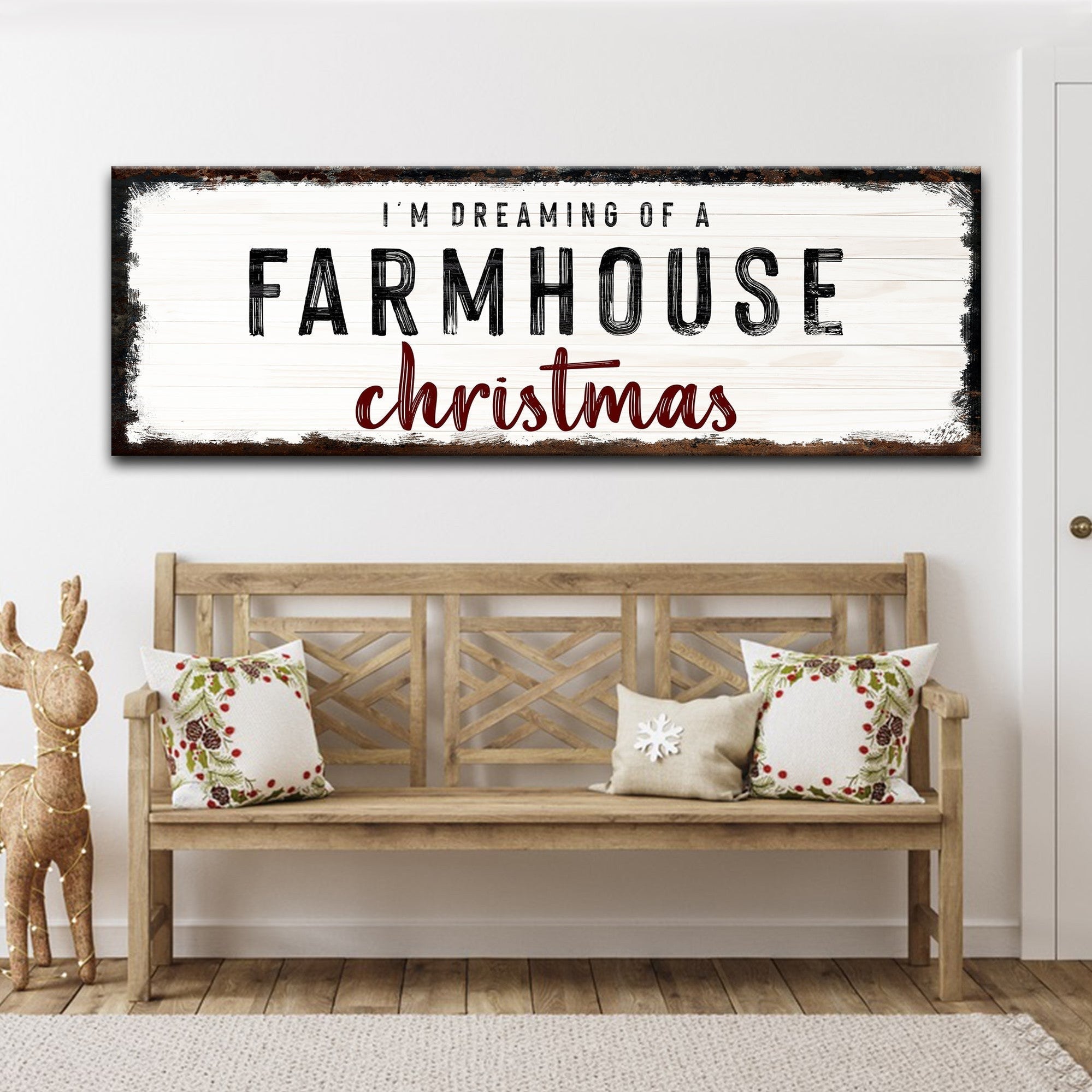 Handcrafted Rustic Canvas Sign | Tailored Canvases