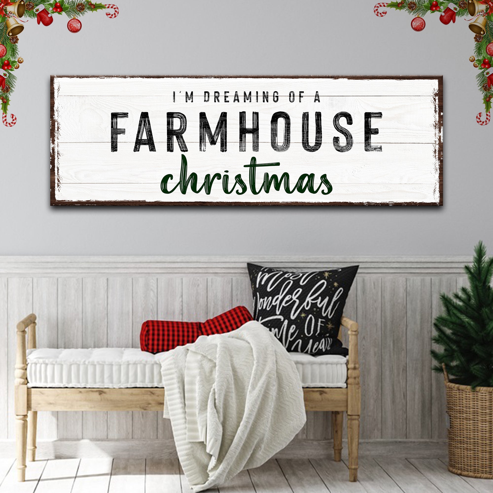 Handcrafted Rustic Canvas Sign | Tailored Canvases