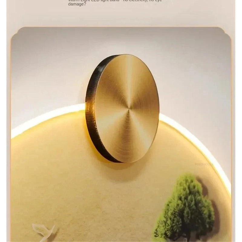 Handcrafted Wood Wall Light 3D Slim | Dlight Decor