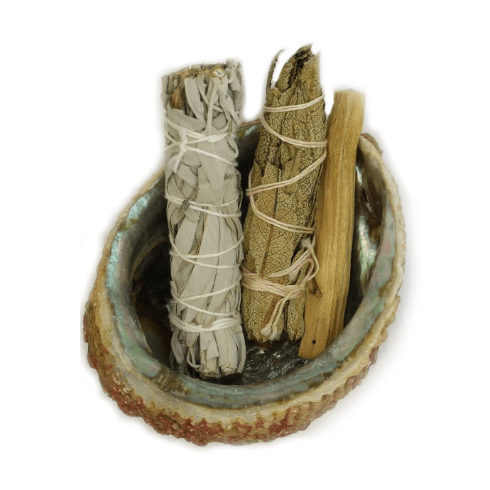 Handmade Abalone Shell Ash Tray Burner | DC-OMSutra