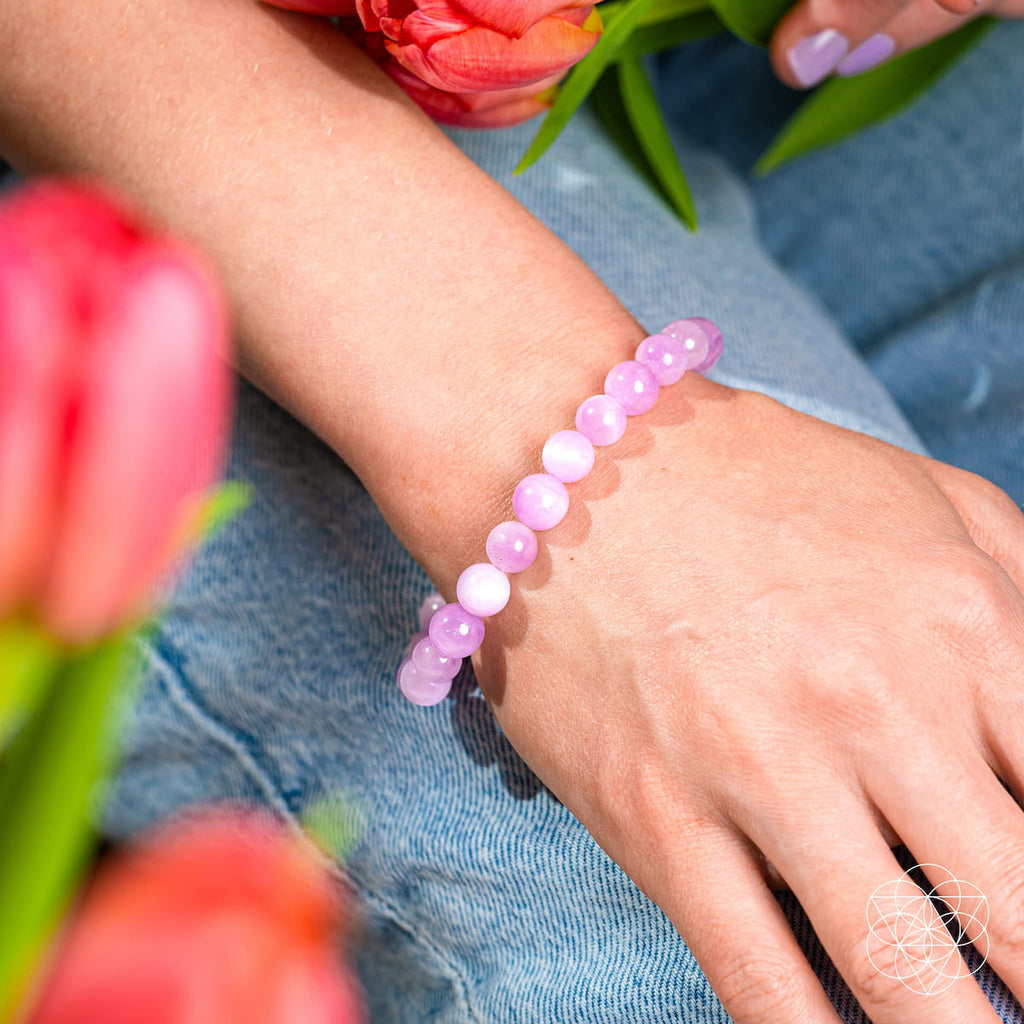 Handmade Faceted Kunzite Bracelet | Conscious Items