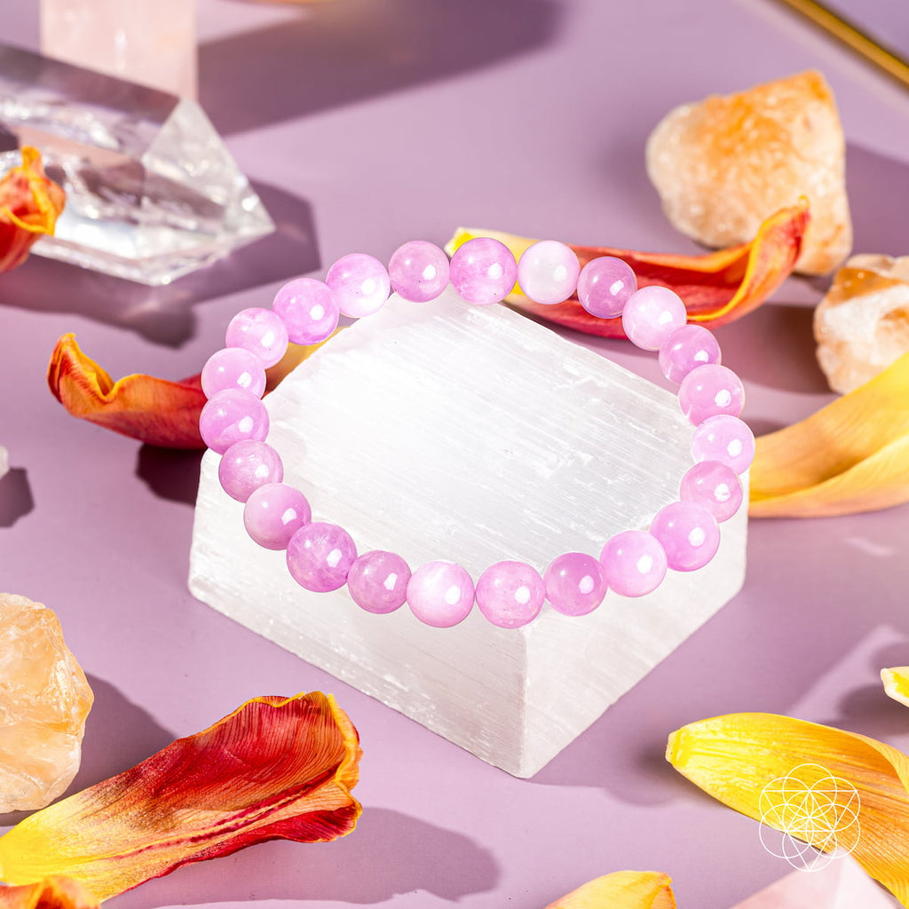 Handmade Faceted Kunzite Bracelet | Conscious Items