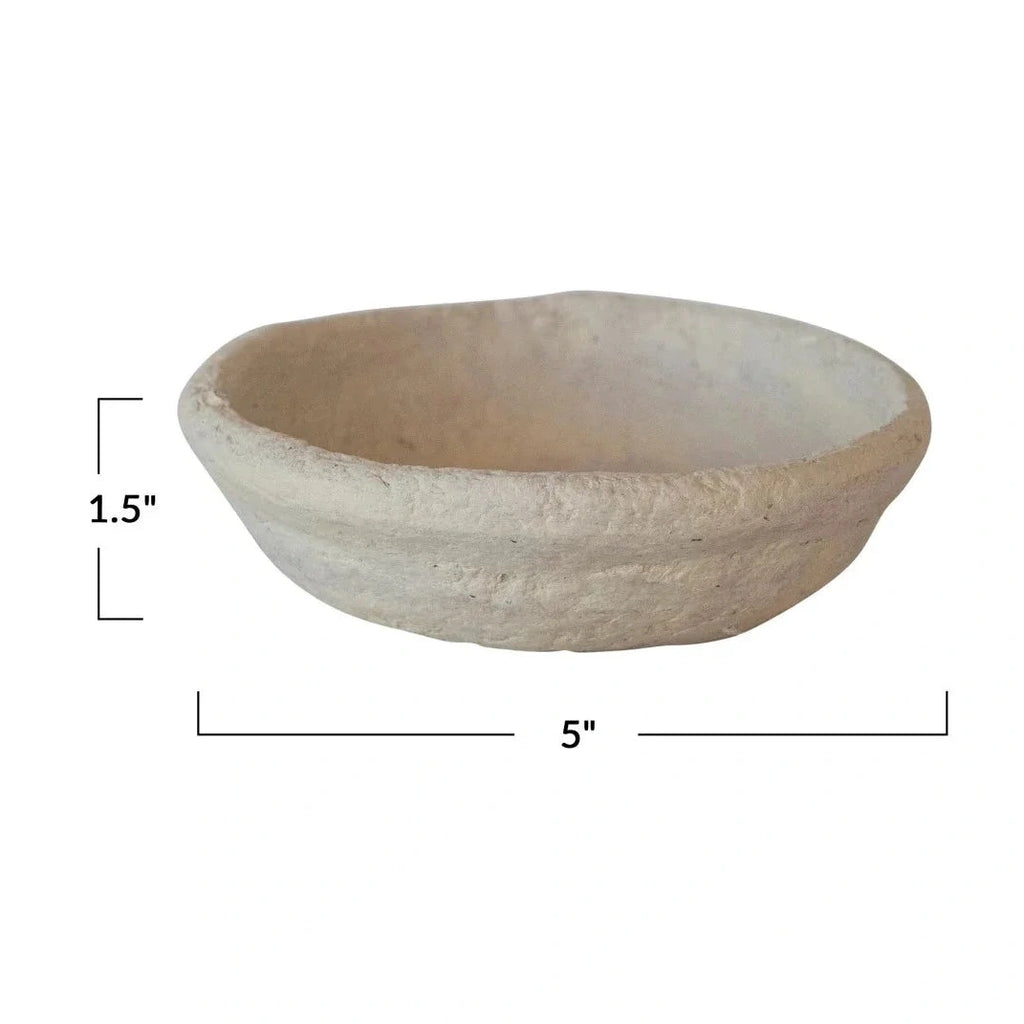 Handmade Paper Mache Small Bowl