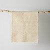 Tabby Cotton Natural Ecru Shag Mat