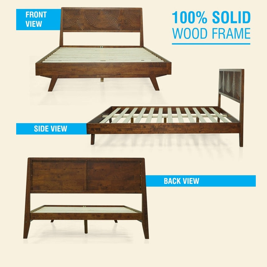 Harmony Solid Wood Bed Frame