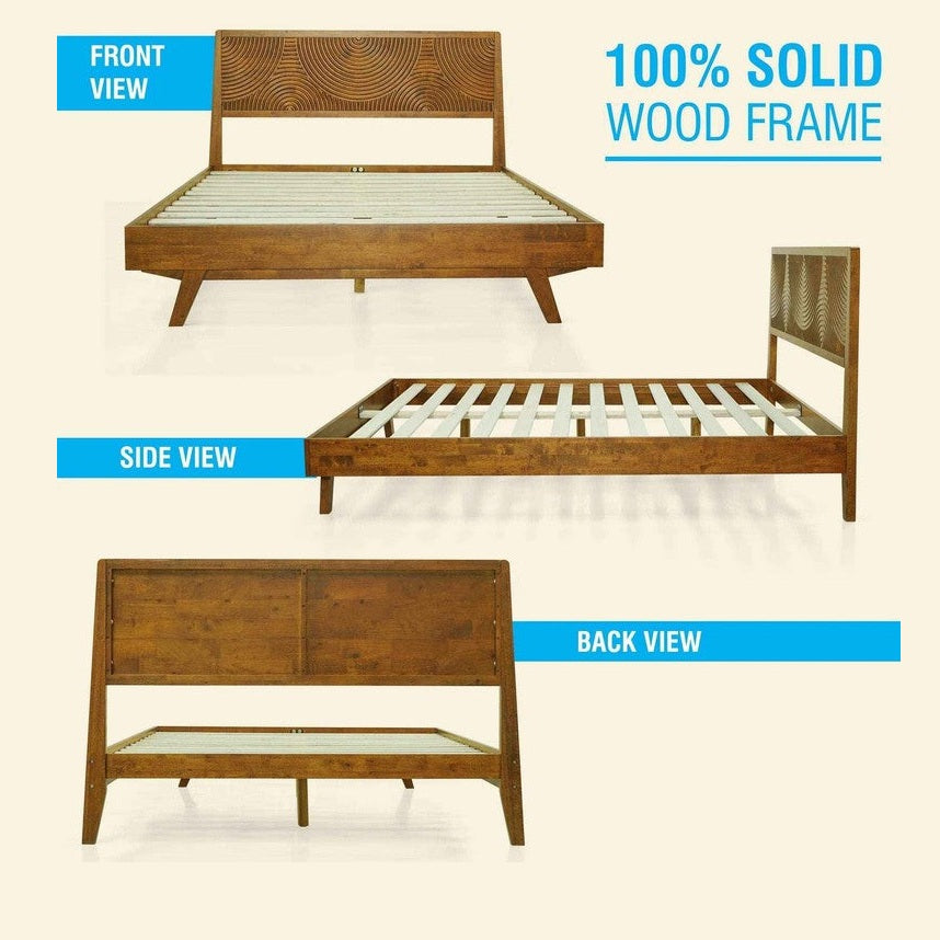 Harmony Solid Wood Bed Frame