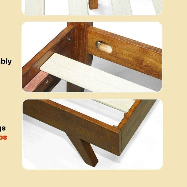Harmony Solid Wood Bed Frame
