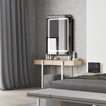 Hausvita Framed Recessed LED Light Bathroom Medicine Cabinet -small