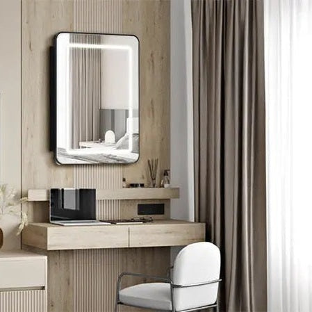 Hausvita Framed Recessed LED Light Bathroom Medicine Cabinet -small