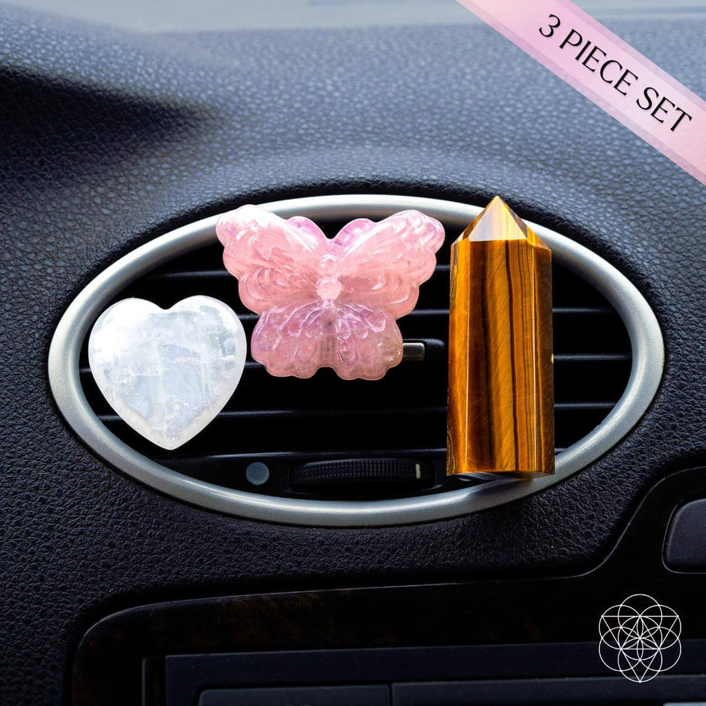 Healing Crystal Butterfly Car Set | Conscious Items