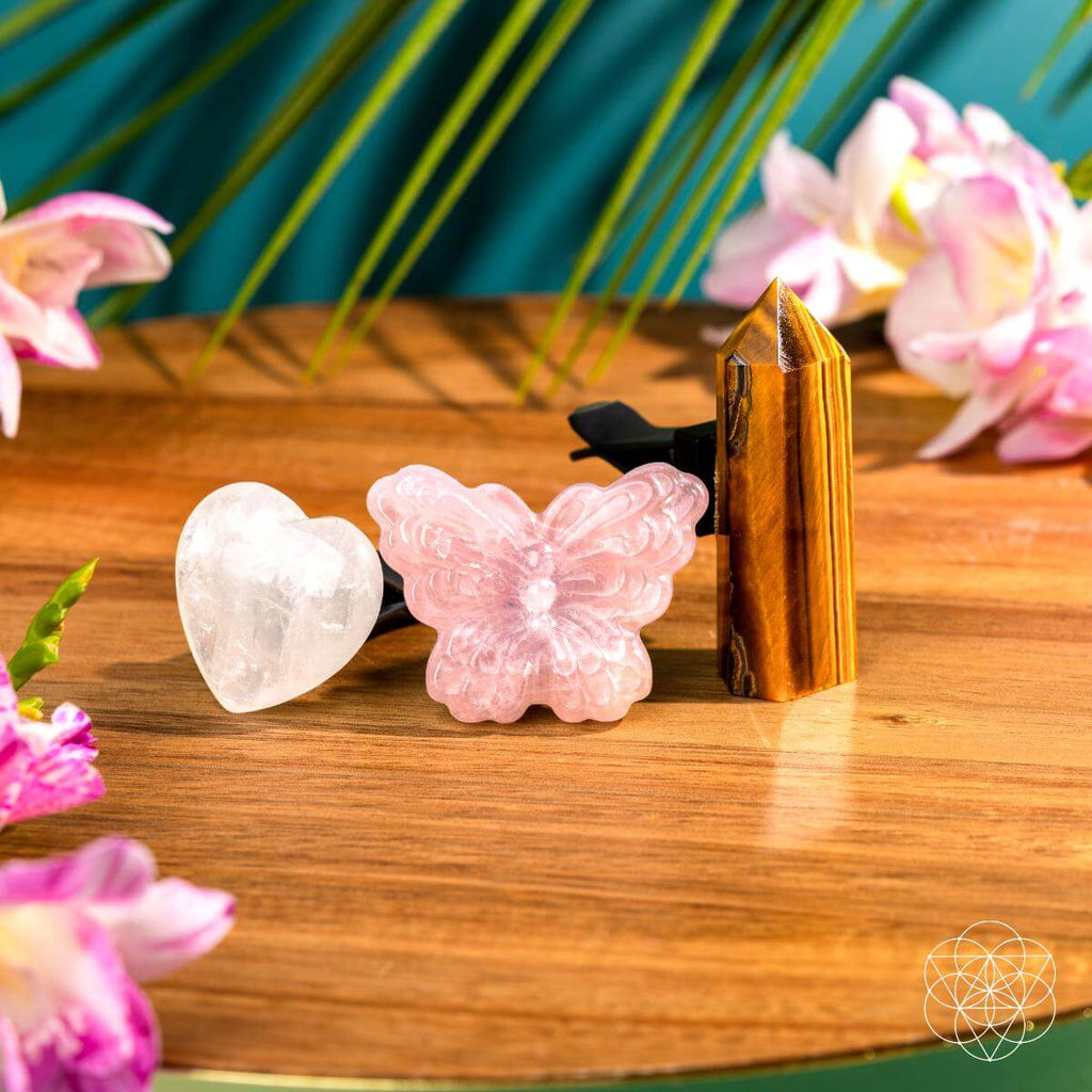 Healing Crystal Butterfly Car Set | Conscious Items