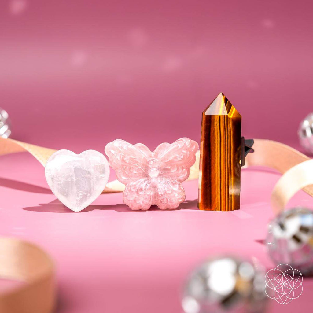 Healing Crystal Butterfly Car Set | Conscious Items