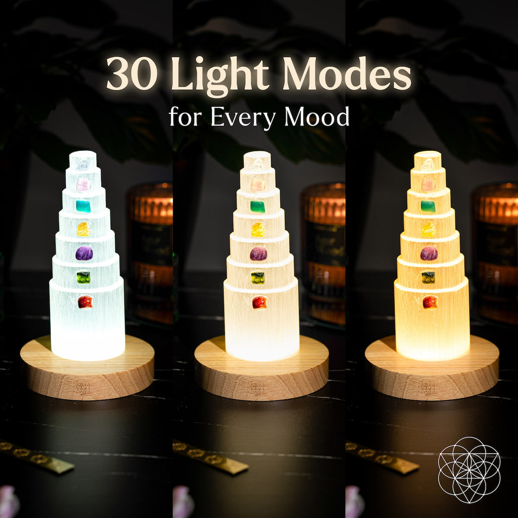 Healing Crystal Lamp Seven Stones | Conscious Items