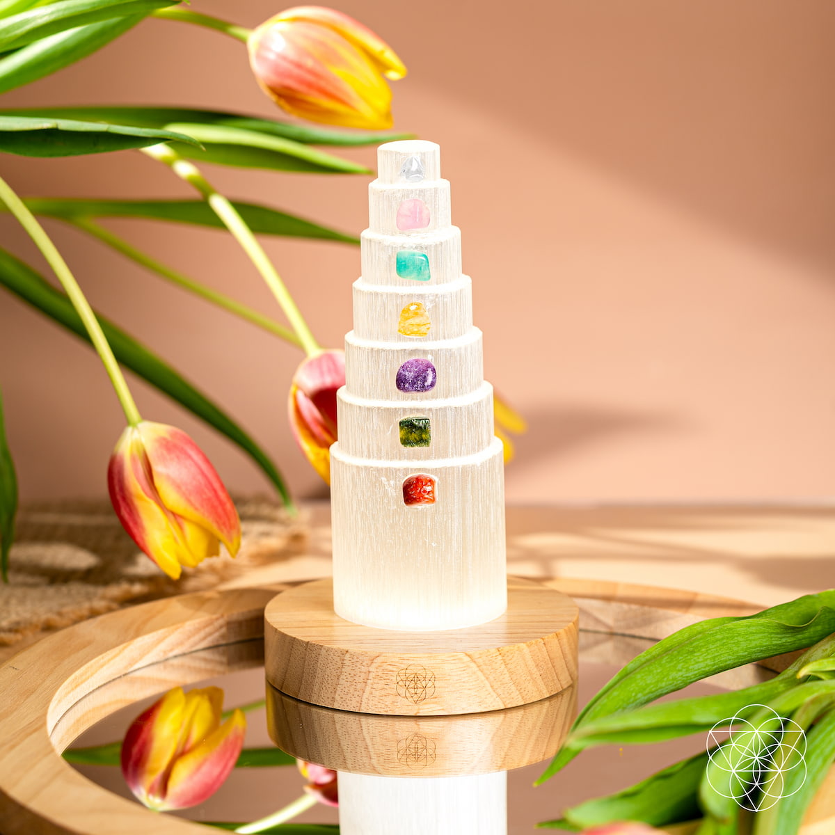 Healing Crystal Lamp Seven Stones | Conscious Items
