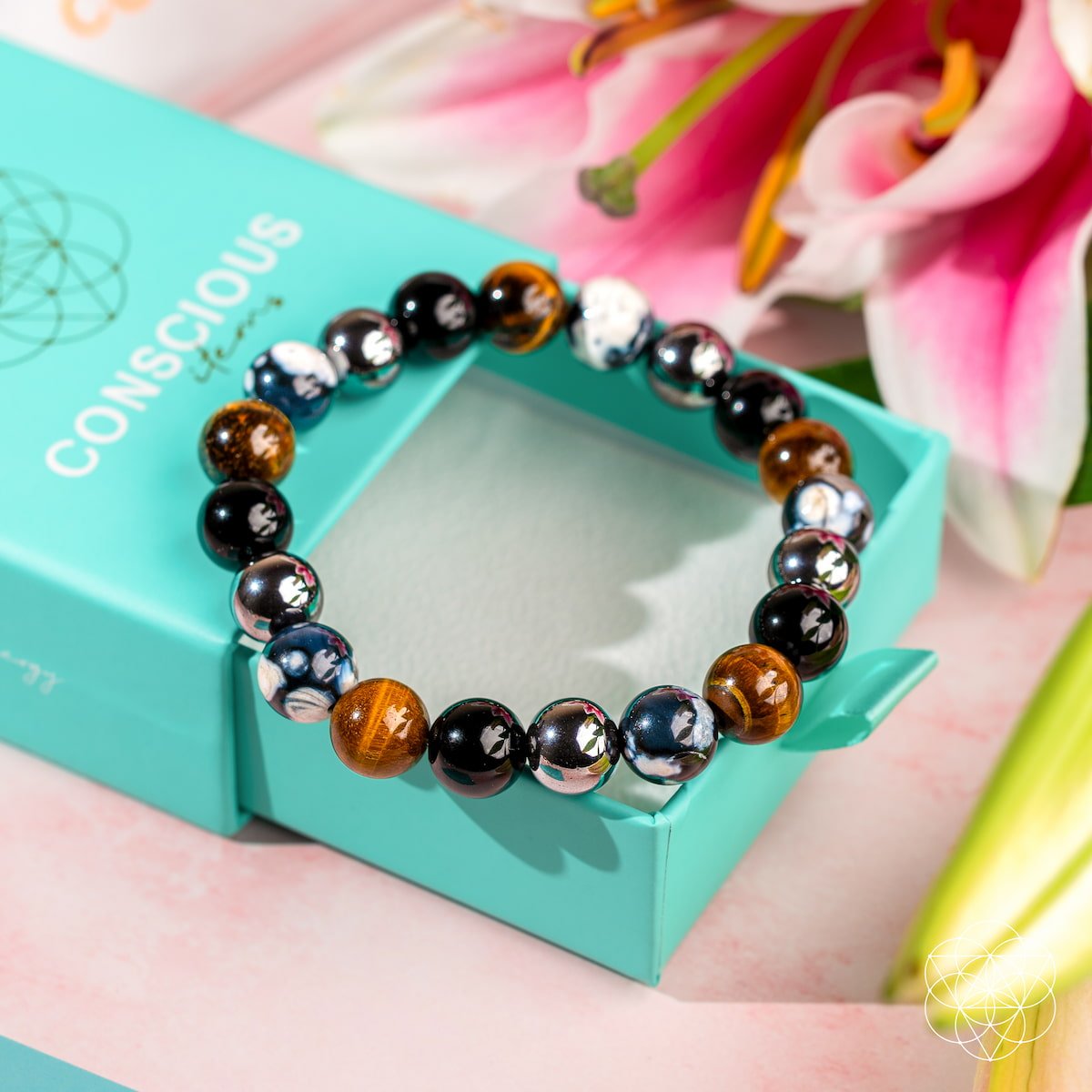 Healing Tiger Eye Obsidian Bracelet | Conscious Items
