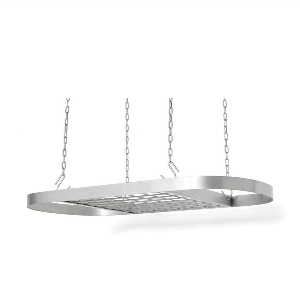 Heavy Duty Carbon Steel Ceiling Mount Pot Rack With Hooks by HomePacific