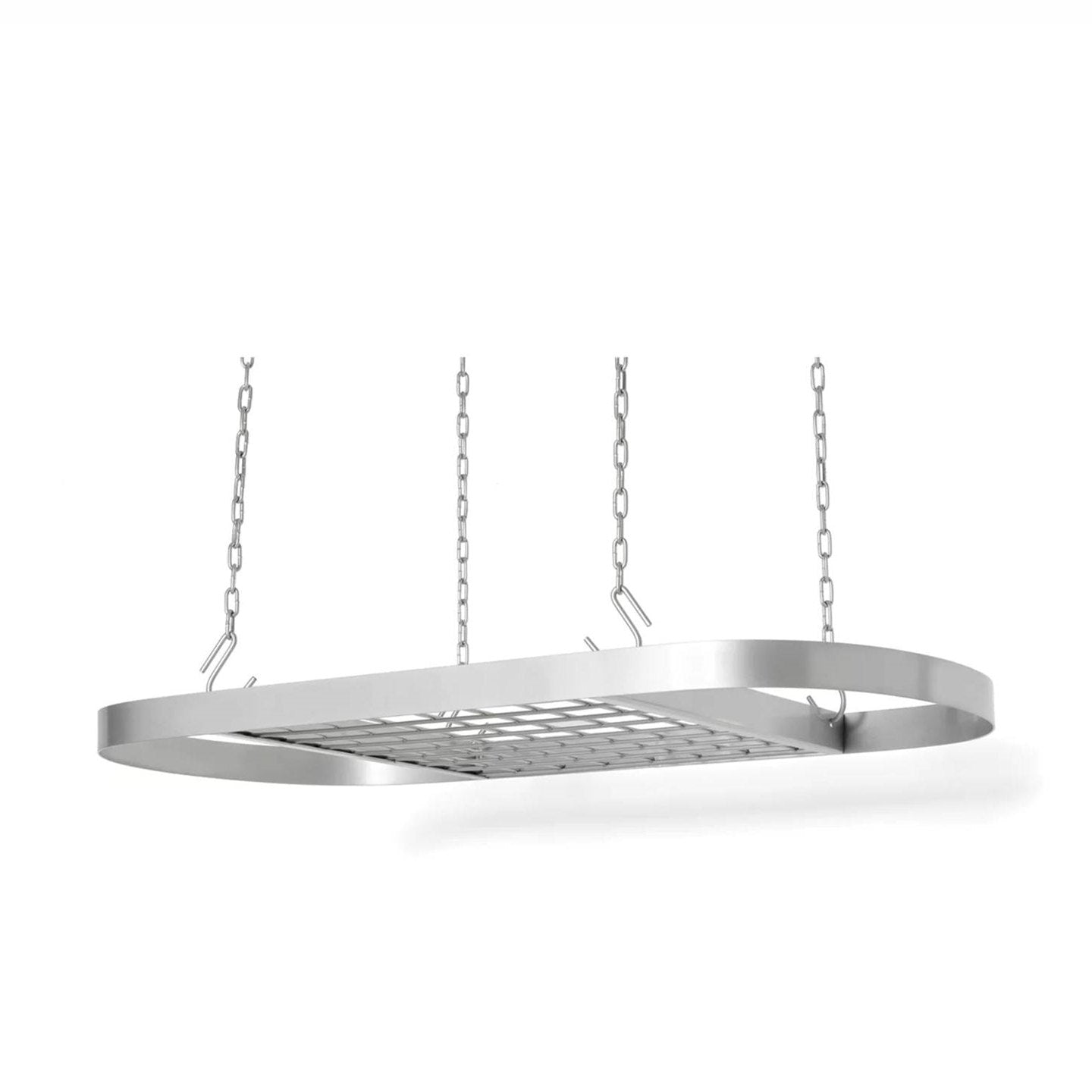 Heavy Duty Carbon Steel Ceiling Mount Pot Rack With Hooks by HomePacific