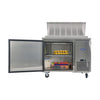 Heavy-Duty Corrosion-Resistant Stainless-Steel Pizza Prep Table | SAKSBY WHOLESALE