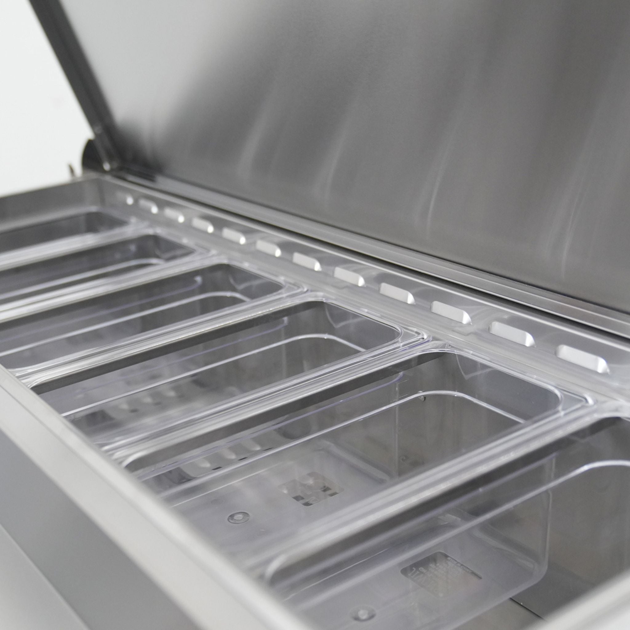 Heavy-Duty Corrosion-Resistant Stainless-Steel Pizza Prep Table | SAKSBY WHOLESALE