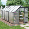 Heavy-Duty Polycarbonate Greenhouse Walk-In Raised-Base | SAKSBY WHOLESALE