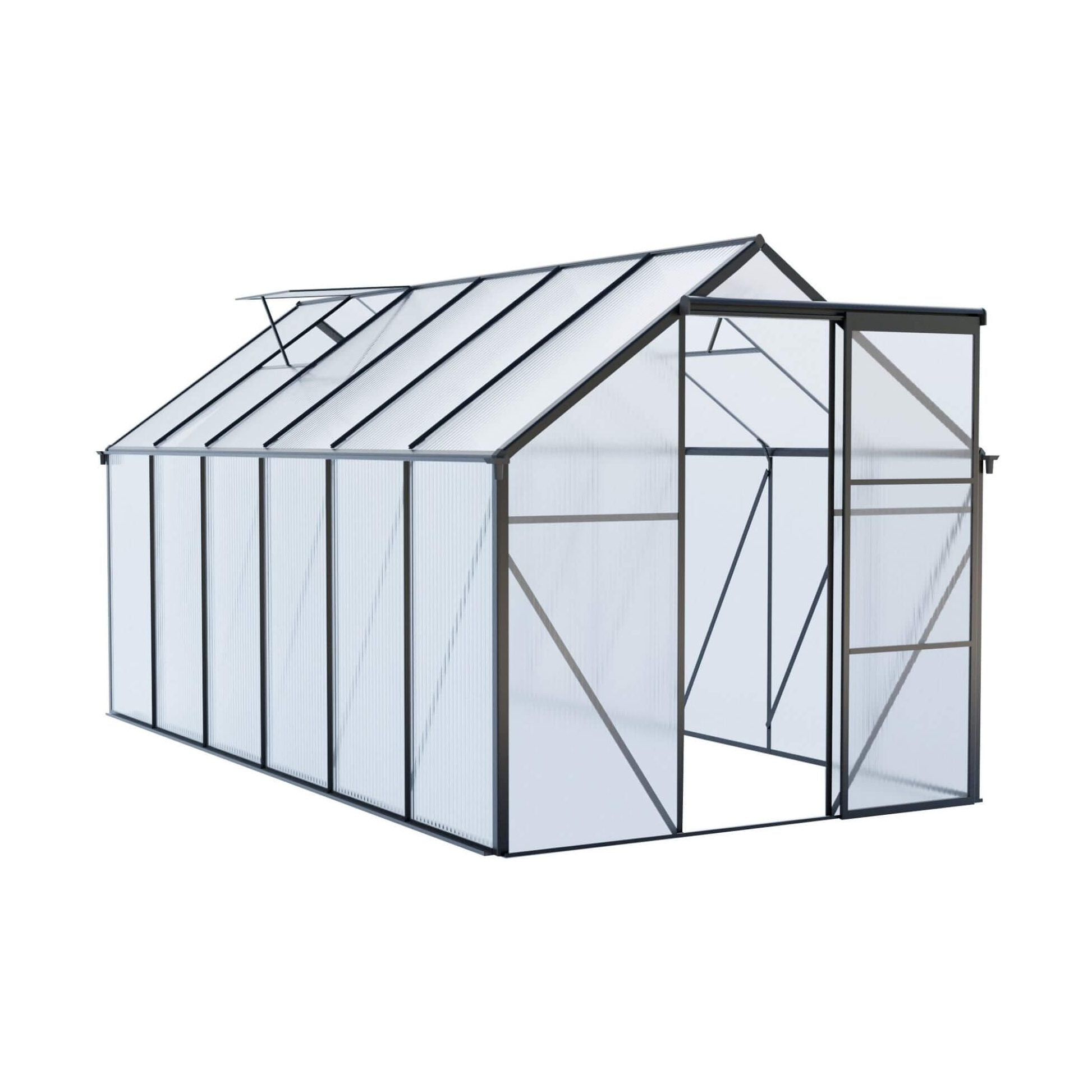 Heavy-Duty Polycarbonate Greenhouse Walk-In Raised-Base | SAKSBY WHOLESALE