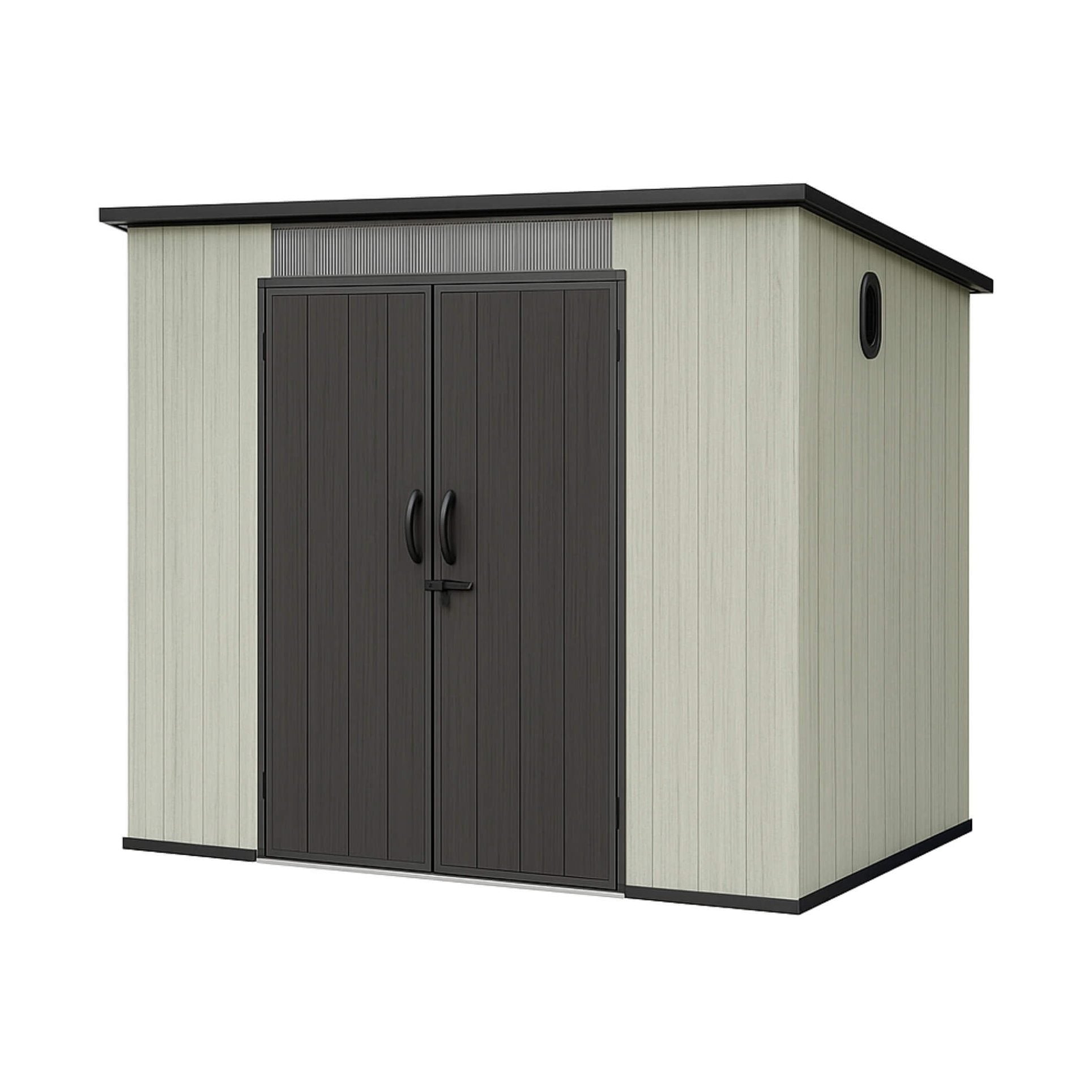 Heavy-Duty Weather-Resistant Lockable Double-Doors Resin Shed | SAKSBY WHOLESALE