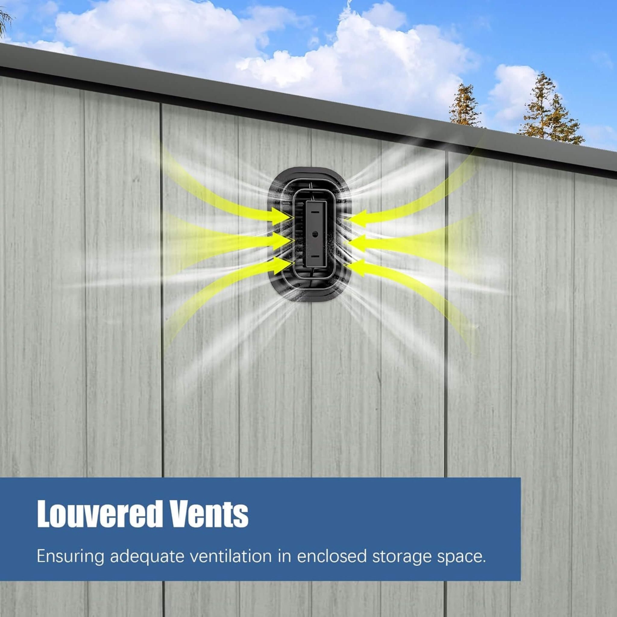 Heavy-Duty Weather-Resistant Lockable Double-Doors Resin Shed | SAKSBY WHOLESALE