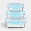 High Top Lid Rectangle Containers