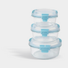 High Top Lid Round Containers