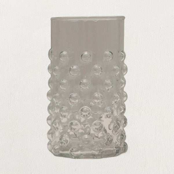 Hobnail Clear 12oz Drinking Glass