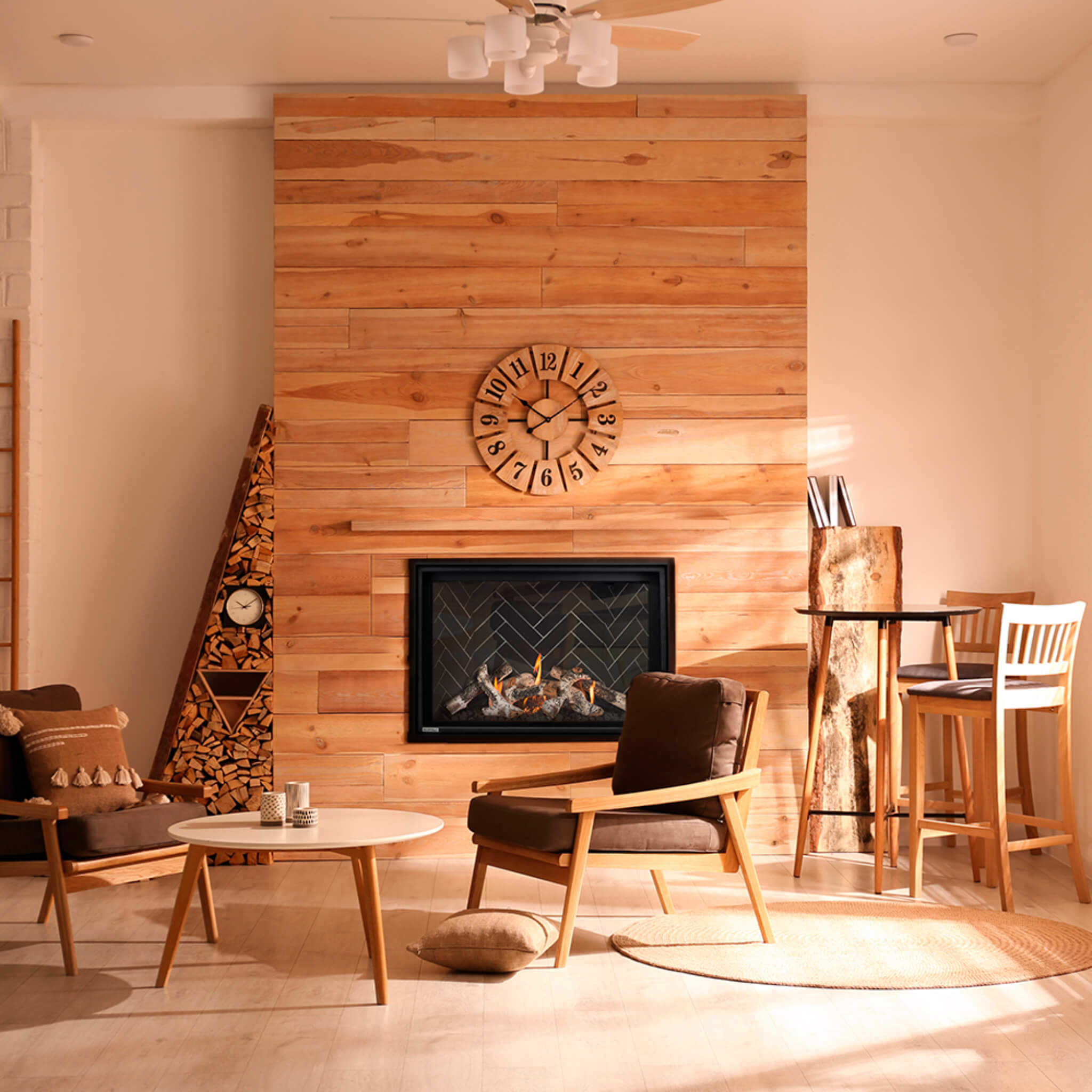 HyperEfficientDirectVentThermal GasFireplace FullLoad With Battery Backup | SAKSBY