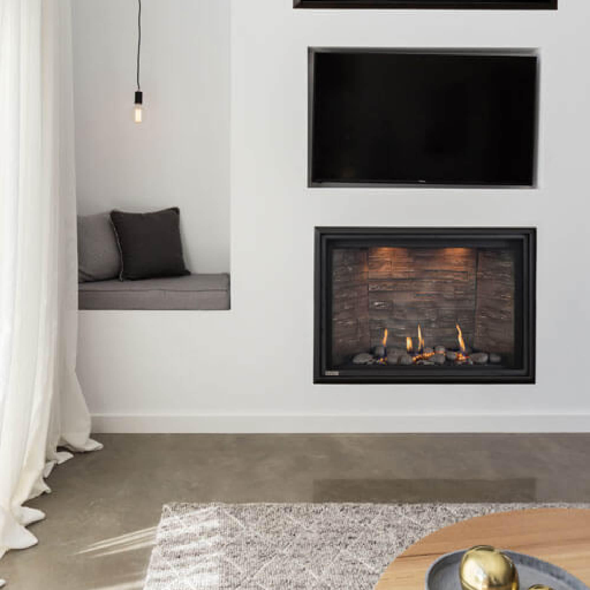 HyperEfficientDirectVentThermal GasFireplace FullLoad With Battery Backup | SAKSBY